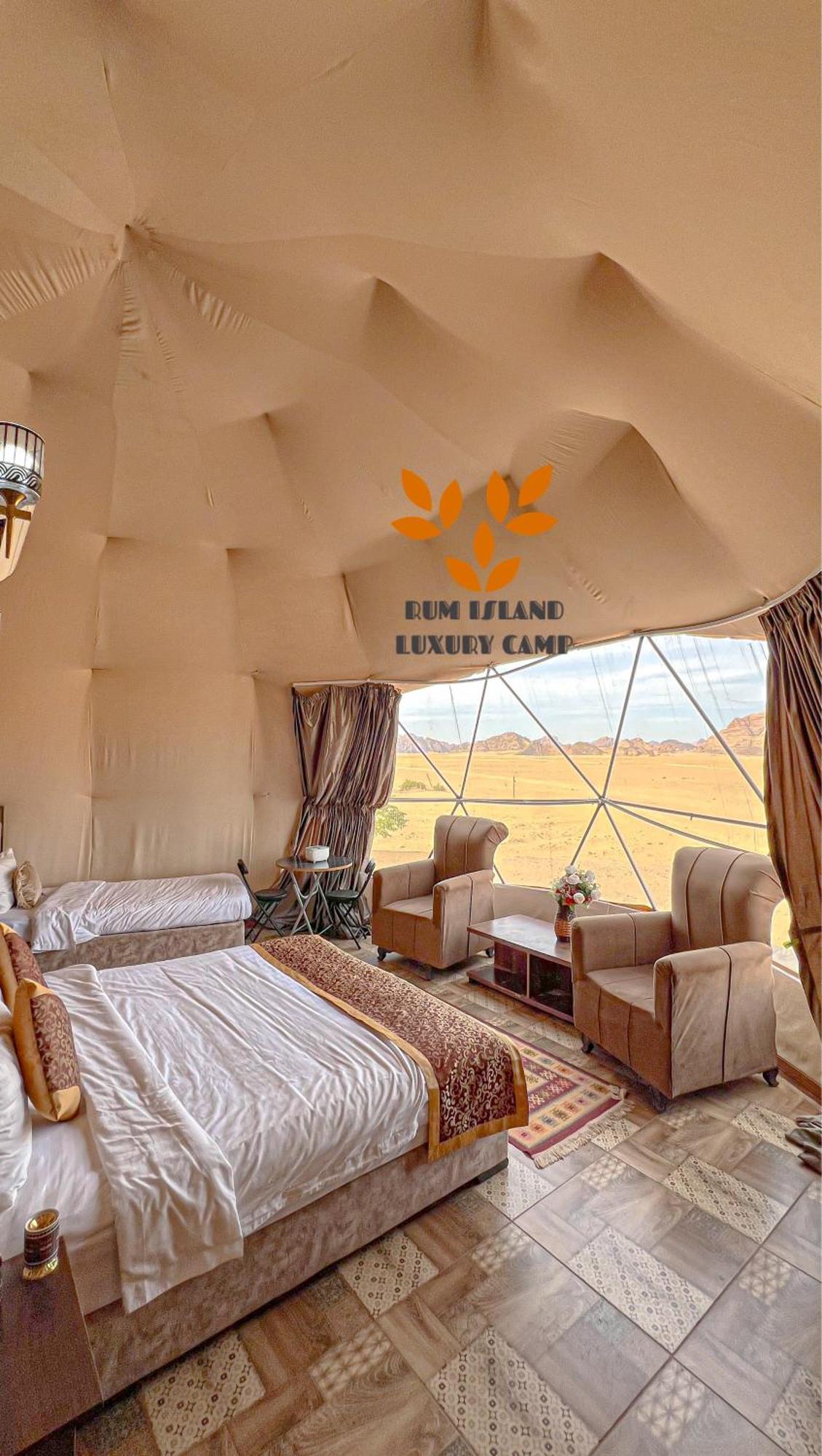 Rum Island Luxury Camp & Bubbles Hotel Wadi Rum Ngoại thất bức ảnh
