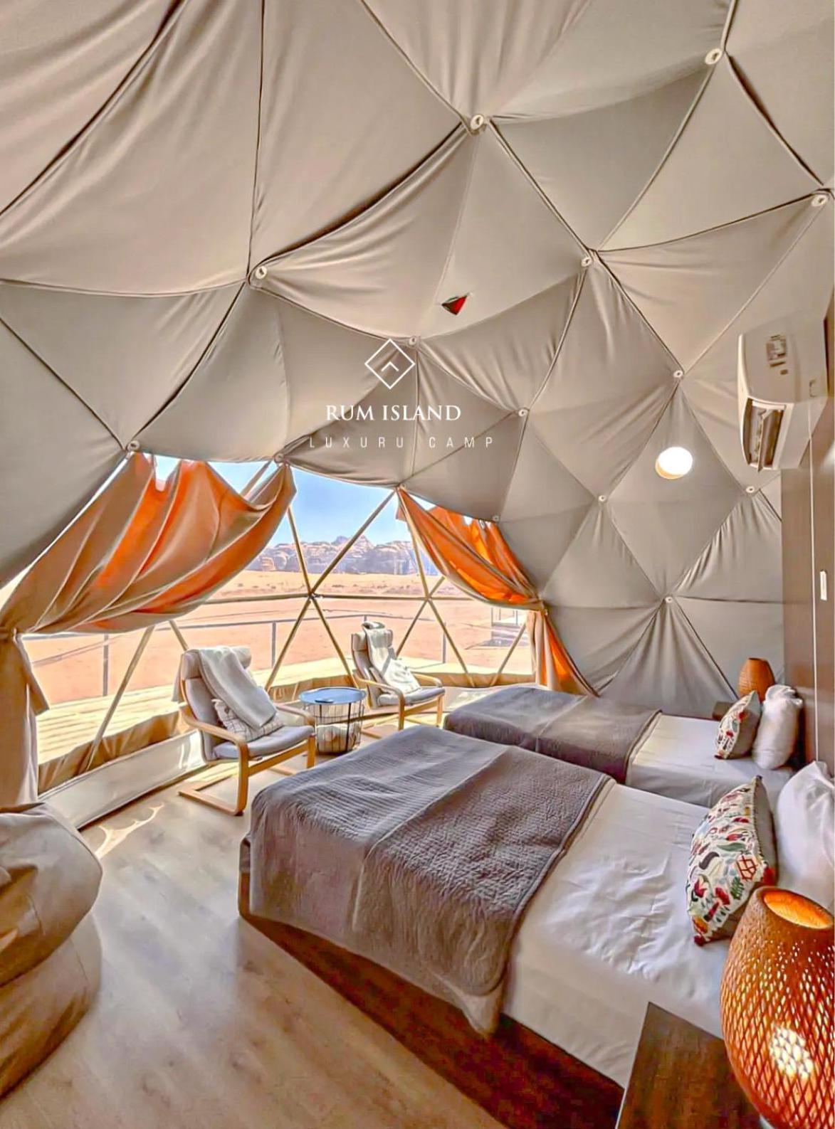 Rum Island Luxury Camp & Bubbles Hotel Wadi Rum Ngoại thất bức ảnh